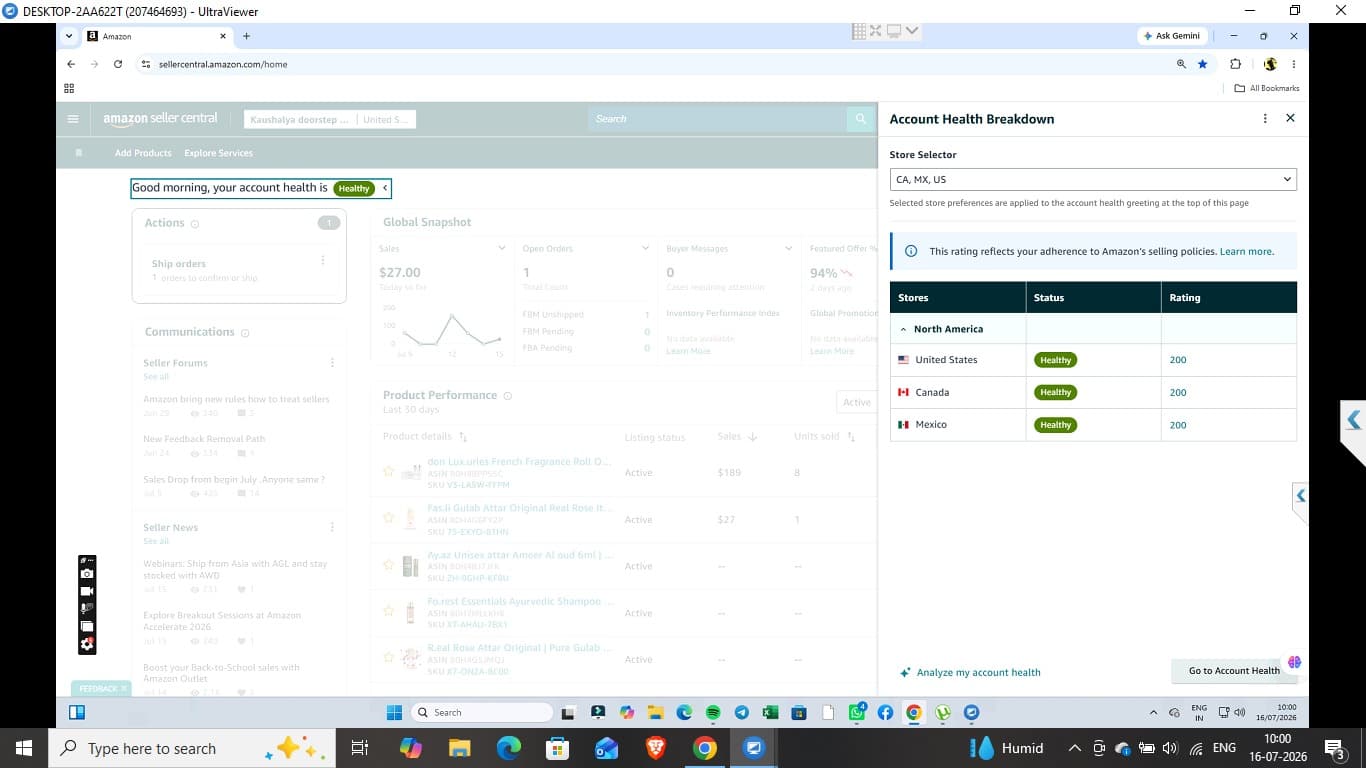 Account Health